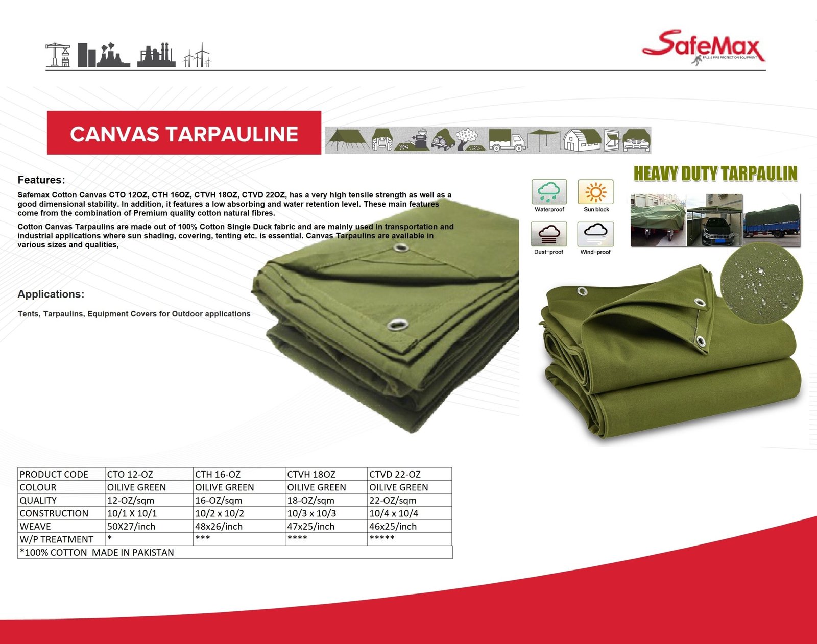 Canvas Tarpaulin thumbnail 5