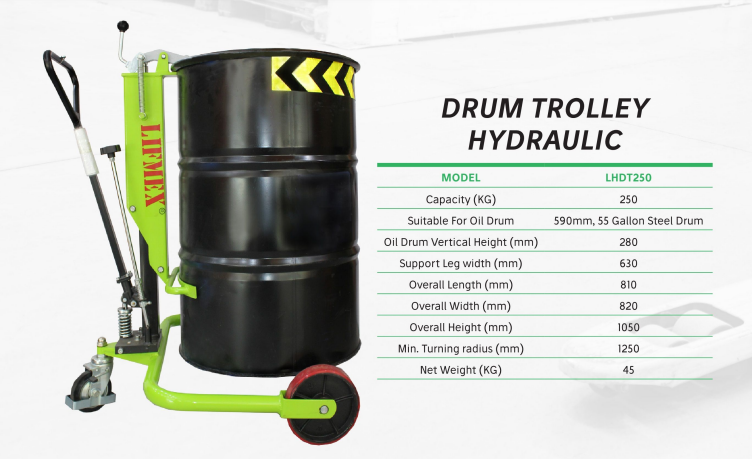 Hydraulic Drum Trolley thumbnail 5