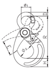 G80 European Type Eye Self-locking Hook thumbnail 6