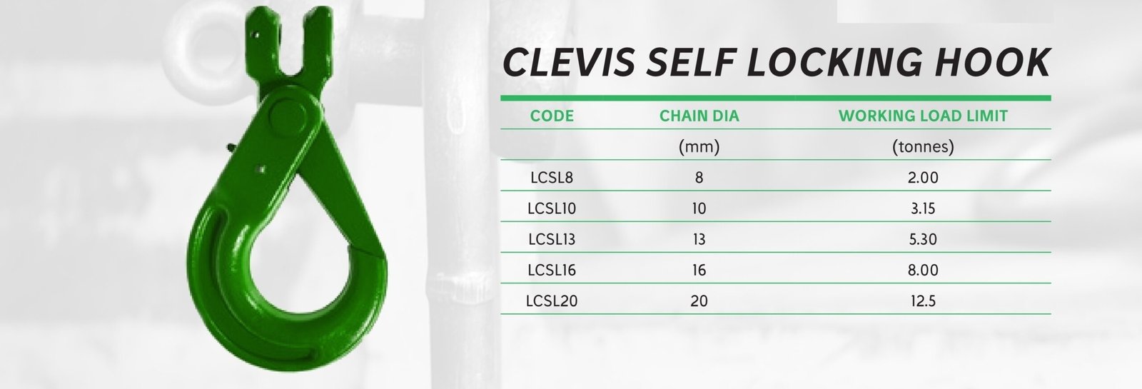 G80 European Type Clevis Self-locking Hook thumbnail 12