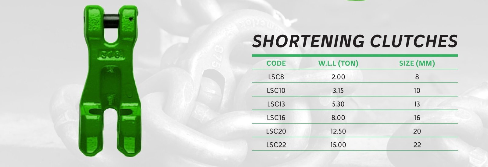 G80 Clevis Chain Clutch thumbnail 14