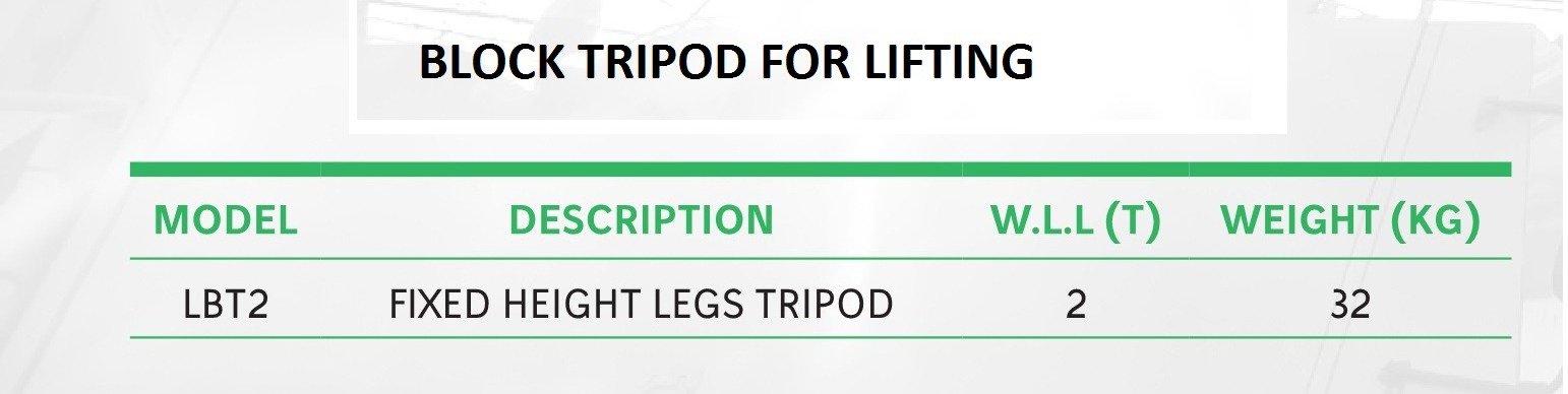Block Tripod for lifting
Block Tripod for lifting suppliers in UAE and Dubai
Block Tripod for lifting suppliers near me