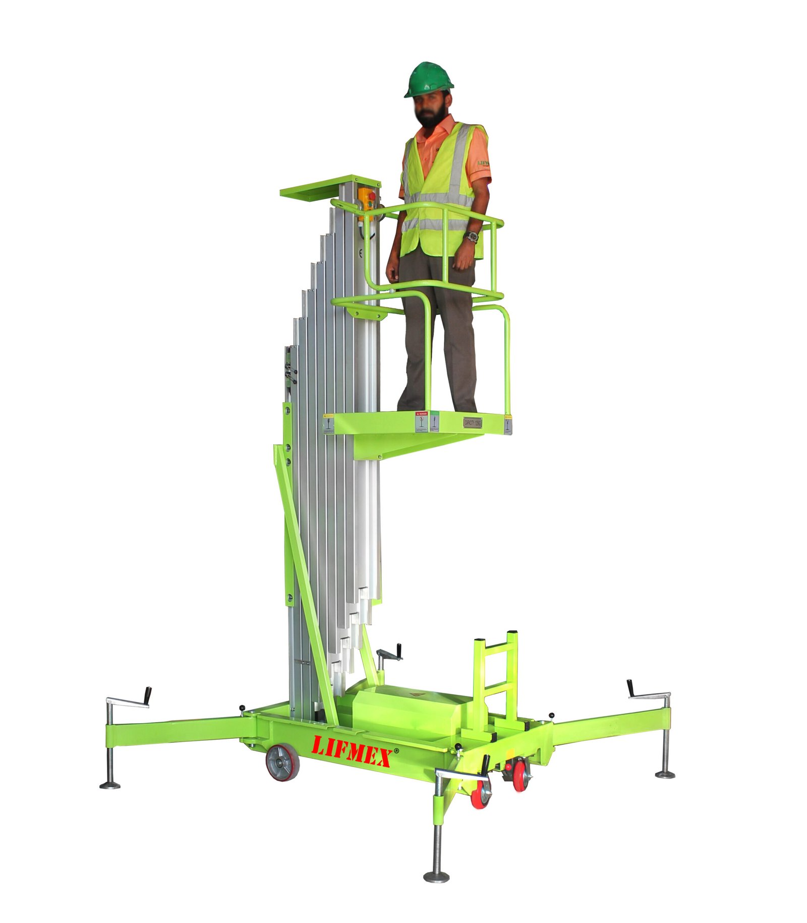 Single Mobile Aluminium Aerial Lift Platform thumbnail 4