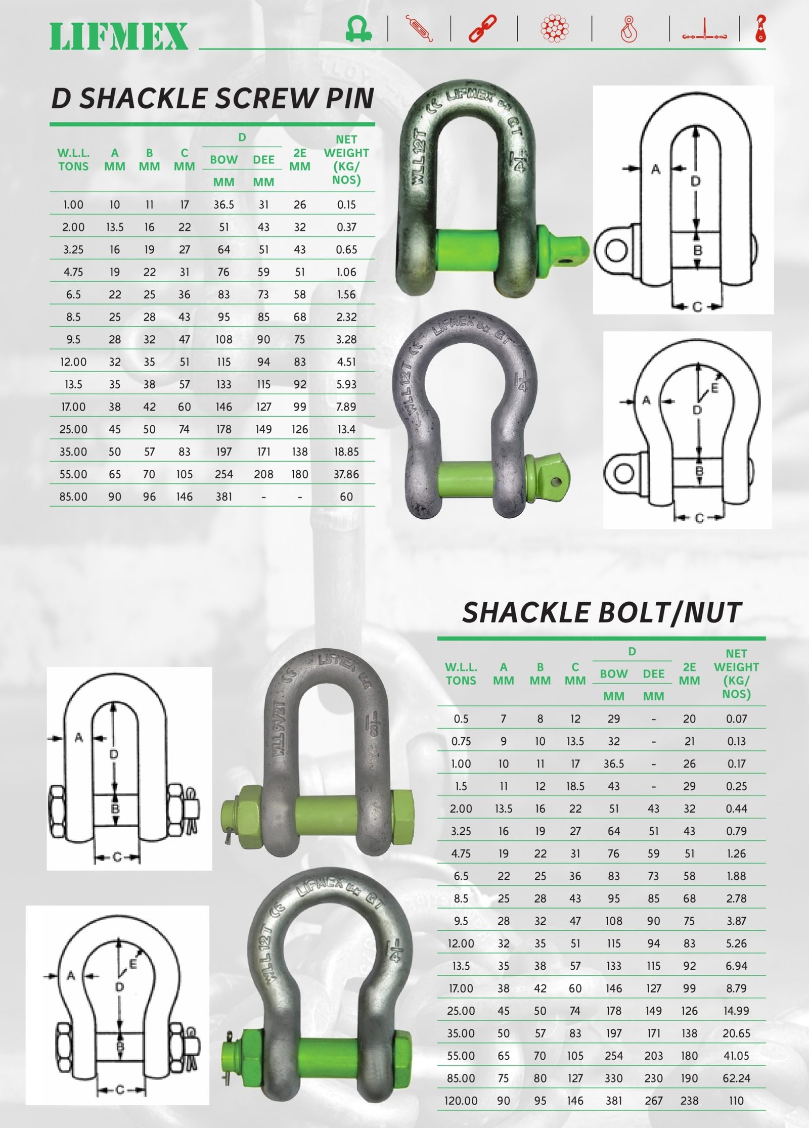 G209 Us Type Forged Screw Pin Anchor Shackle thumbnail 10