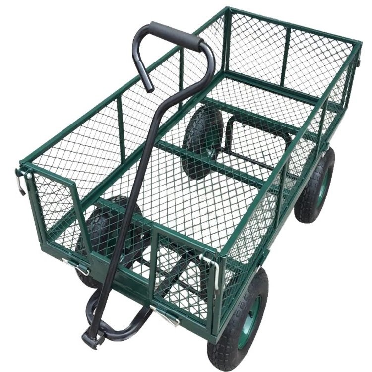 Fenced Garden Tool Cart