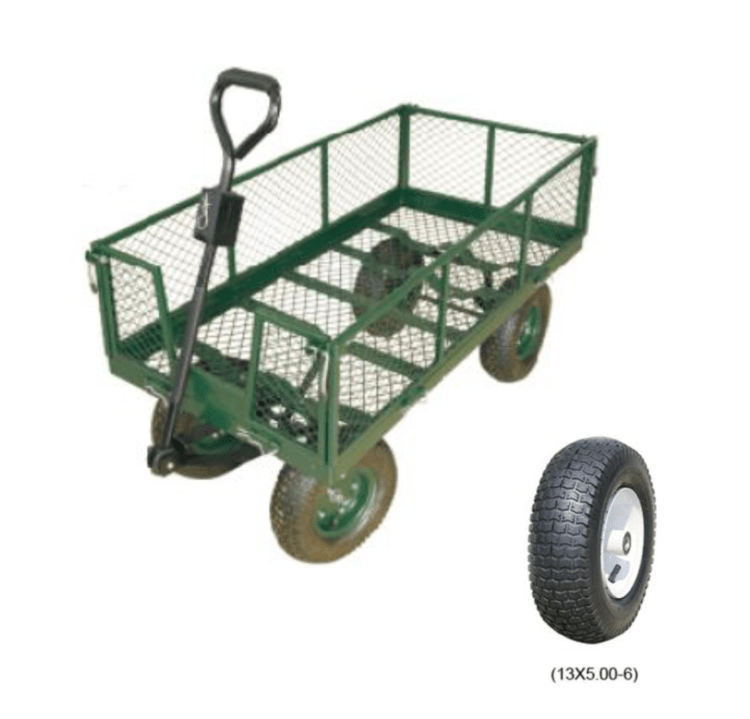 LIFMEX FENCED GARDEN TOOL CART, 500 Kg, 