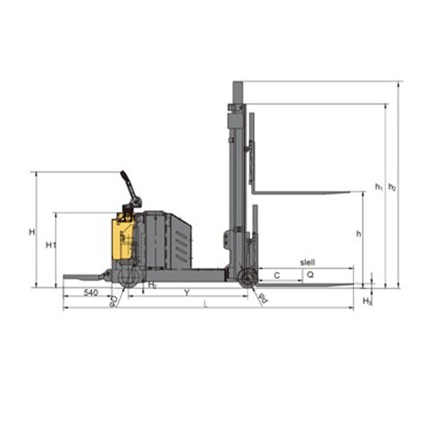 Counter Balance Electric Stacker thumbnail 8