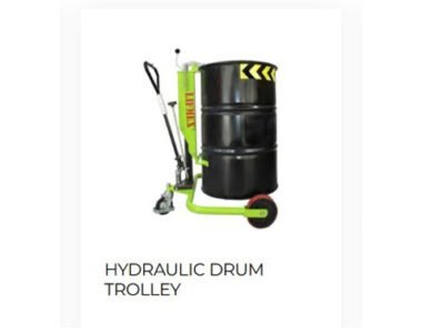 Hydraulic drum trolleys
